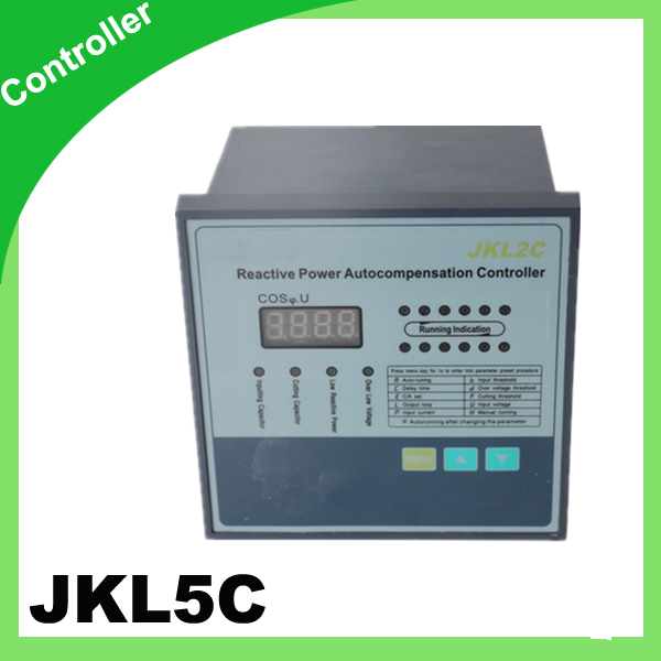 JKL5C power factor regulator compensation for power factor capacitor 6step 380v PRCF