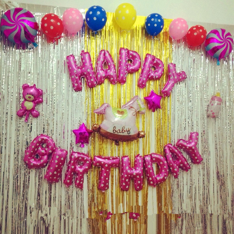 100*300cm Fringe Foil Curtain Party Tinsel Backdrop for Photography