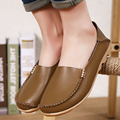 Shoes Woman 2016 Genuine Leather Women Shoes Flats 16 Colors Loafers Slip On Women s Casual