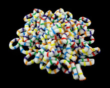 Mixed Colors 40 pcs Lot 2015 Hair Accessories Girls women Cute Patchwork Color Elastic Hair Bands