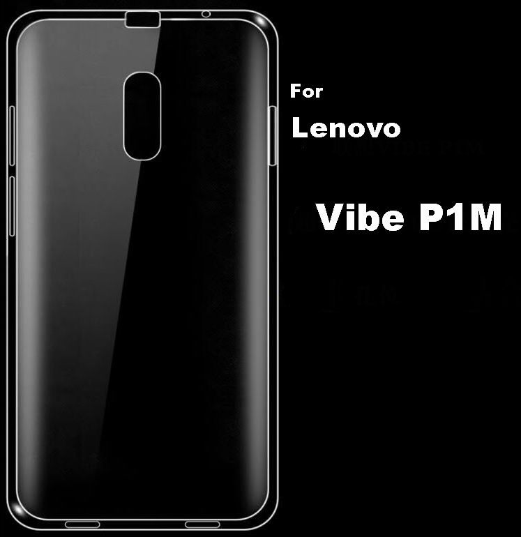 For Lenovo Vibe P1M Case Clear Soft TPU Gel Crystal Transparent Cover Skin