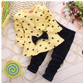 2 5Y cotton children baby girl clothes set suit toddler products for children 2016 Spring Free