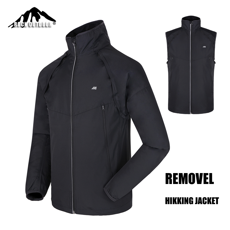 2015 New Windbreaker Active Removable Jacket Men Winter Coat Waterproof Thermal For Hiking Camping Ski Mountaineering Jacket
