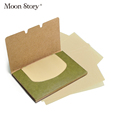200pcs 2pack Green Tea Oil Control Absorption Film Tissue Makeup Blotting Paper Oil Removal Paper absorbing