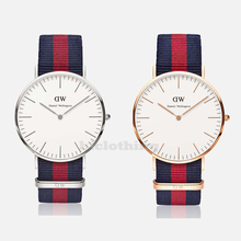 2 unids Daniel Wellington DW mujeres hombres de primeras marcas de lujo DW relojes tela correa deporte cuarzo reloj militar del Relogio Masculin