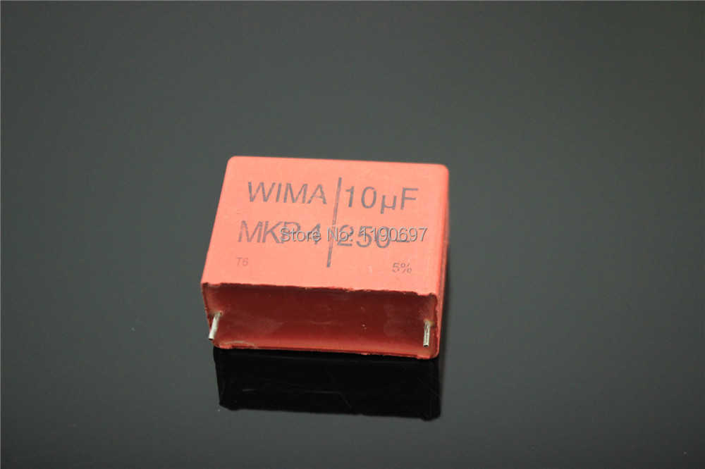 5 WIMA film capacitor capacitor MKP4 10uF 10µF 250VDC RM37