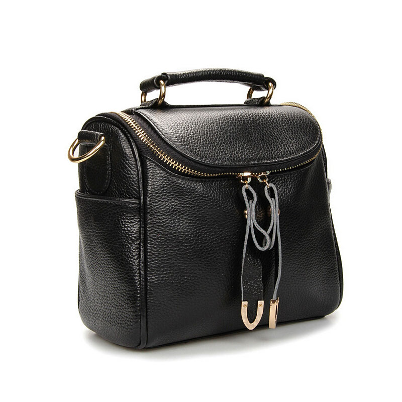 100% cuero auténtico Real bandolera mujer bolsas de mensajero pequeños bolsos de cuero mujeres de