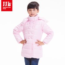 Girls Long Jacket Down Coat Hoodie Sweet Brand Quality Size 11/12/13/14 NWT