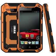Original Waterproof Rugged Cell Phone IMAN I5800 MTK6582 Quad Core 1.3GHz 1GB RAM 8GB ROM 4.5 Inch Android 4.4 8.0MP NFC Phones
