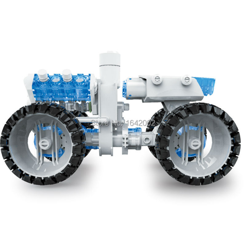 Nuevo motor de agua salada 4x4 Car Kit para Armar uno mismo de Ciencia Niños Educativo Juguete de construcción