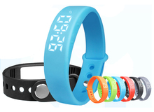 Fashion LED Smart Wristband W5 Smart Bracelet Pedometer Sleep Tracker Thermometer Smart Wristband Fitness Tracker Smart watch