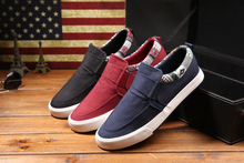 2015 spring and autumn New England men s casual shoes low to help canvas shoes factory