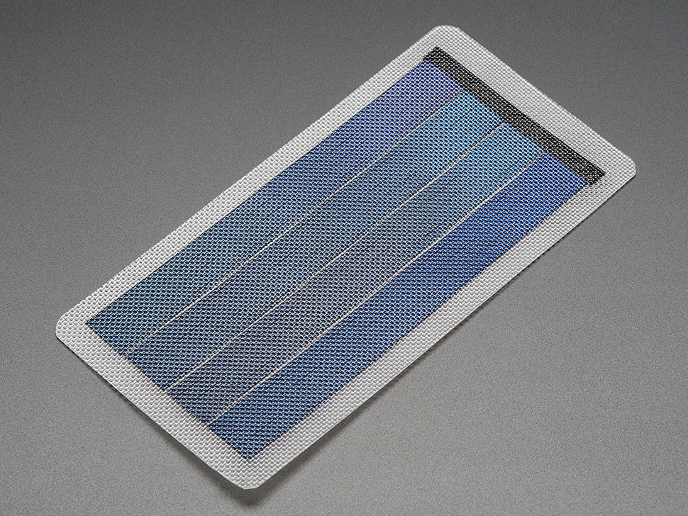 Flexible thin solar panels 1V 6W