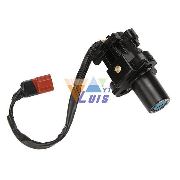 Motorcycle ignition switch +fuel gas cap+ seat lock key set (6)