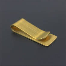 Edc Stainless steel coin gold copper money clips metal metallic hollow holder for mens money purse clip lot wholesale