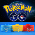 Pokemon Go team logo Bracelet silicone bracelet wholesale Mystic Valor Instinct bracelet for women and men