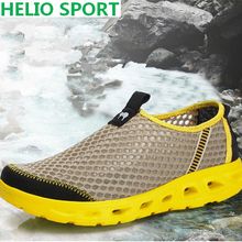men summer mesh hiking shoes upstream shoes outdoor quick-drying lightweight