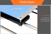 New Brand Afinibot A3 Desktop 3D printer machine Reprap Prusa i3 LCD controller Acrylic impressora DIY