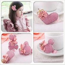 2015 Baby girl’s styling tools bear love hairpin headwear 1piece headwear hair accessories for women kids make they cute lovely