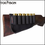 Tourbon-Hunting-Gun-Accessories-Top-Quality-Buttstock-12-Gauge-Shotgun-Ammo-Cartridge-Holder-Black-Color-For