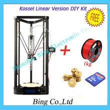 ANYCUBIC Kossel Delta 3D Printer Kossel Linear Guide Rail Delta Printer Version DIY Kit with tape and Filament nozzle For Free
