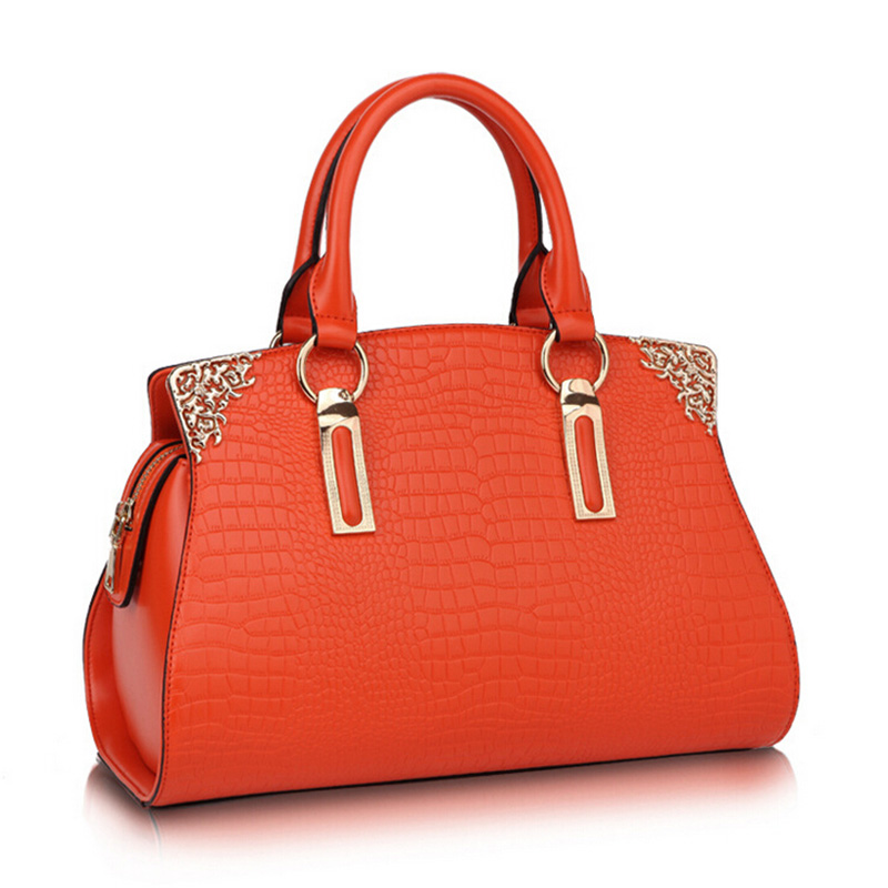 Brand New Women Leather Handbags Genuine Leather Totes Crocodile Pattern Bags Ladies Designer Handbags High Quality Hand Bags