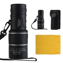 Day & Night Vision 16 x 52 Dual Focus óptico Monocular caza telescopio exterior
