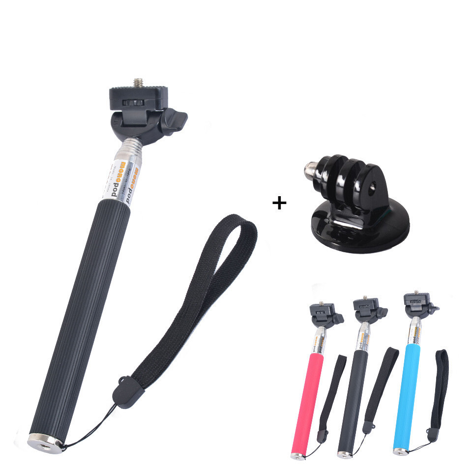 Monopod-Tripod-Selfie-Stick-Monopod-Camera-Tripod-Mount-Adapter-For-Gopro-Hero-3-4-3-SJ4000