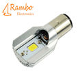 2016 H6 Led Motorcycle Headlights Bulbs 6W 800LM BA20D 6000K Hi Lo Beam All In One