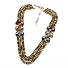 Fashionable Vintage Multi Layers Statement Necklace Charm Jewelry Elegant Dress Jewelry Hot Sales