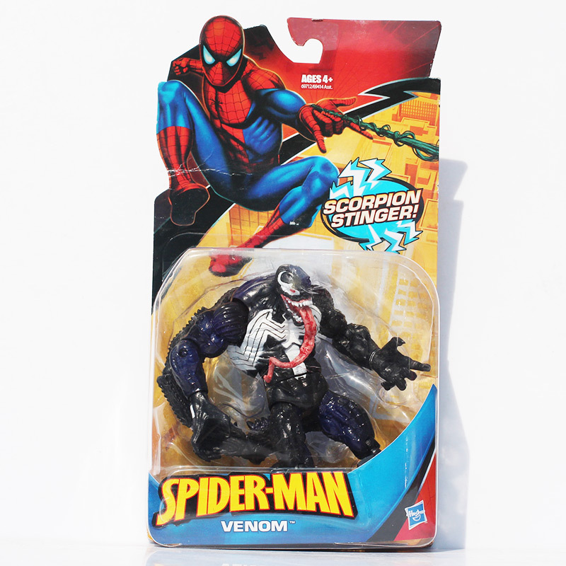 Free Shipping Marvel Universe Spiderman Venom PVC Action Figures Loose Toy 6