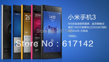 3pcs lot Original Xiaomi M3 Mi 3 16GB 64BG 5inch 3050mAh Smartphone Mobile 3G Phone 13MP