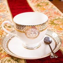coffee cup set White Butterfly Gold Angel