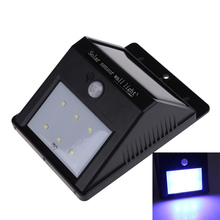 Motion Sensing Solar Powered LED Light IP65 Waterproof Wall Mounted