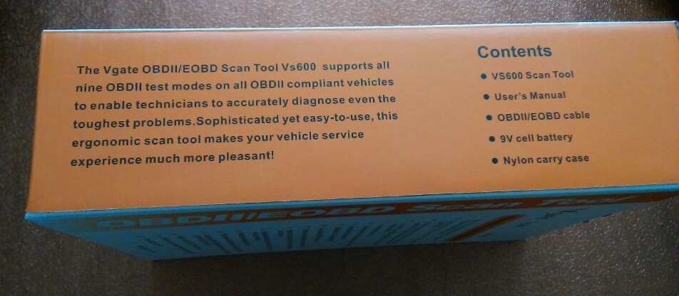 Vgate VS600 ODB2 II EODB CAN Auto Car Scanner Diagnostic Fault Code Reader Tool (5)