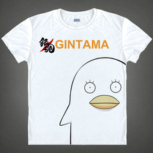 Gintama T-shirts kawaii Japanese Anime t shirt Manga Shirt Cute Cartoon Silver Soul Gin Tama Cosplay shirts 40244441291 tee 348