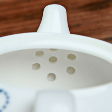 Drinkware Kung Fu Tea Sets Travel Tea Set High quality Ceramic Teapot Teacup Clear Mugs 3Pcs