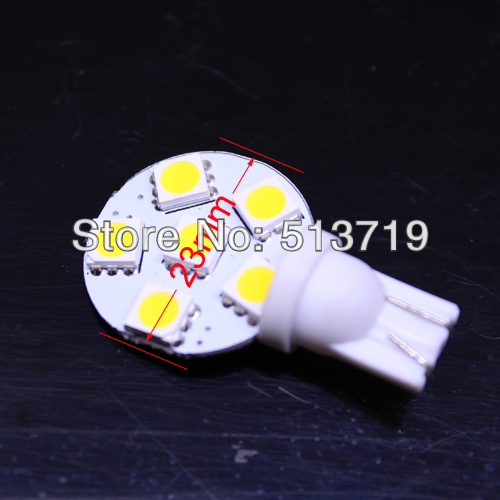 2014 new free shipping wholesale 1X T10 6 SMD 505...