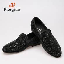 Men Black Crystal shoes GZ same paragraph shoes 2015 New Suede Genuine Leather Fashion Men’s Flats Shoes Size 6-14 Freeshipping