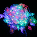 10m 100 guirlande lumineuse LED luces de navidad love Heart string lights Garland Christmas New Year
