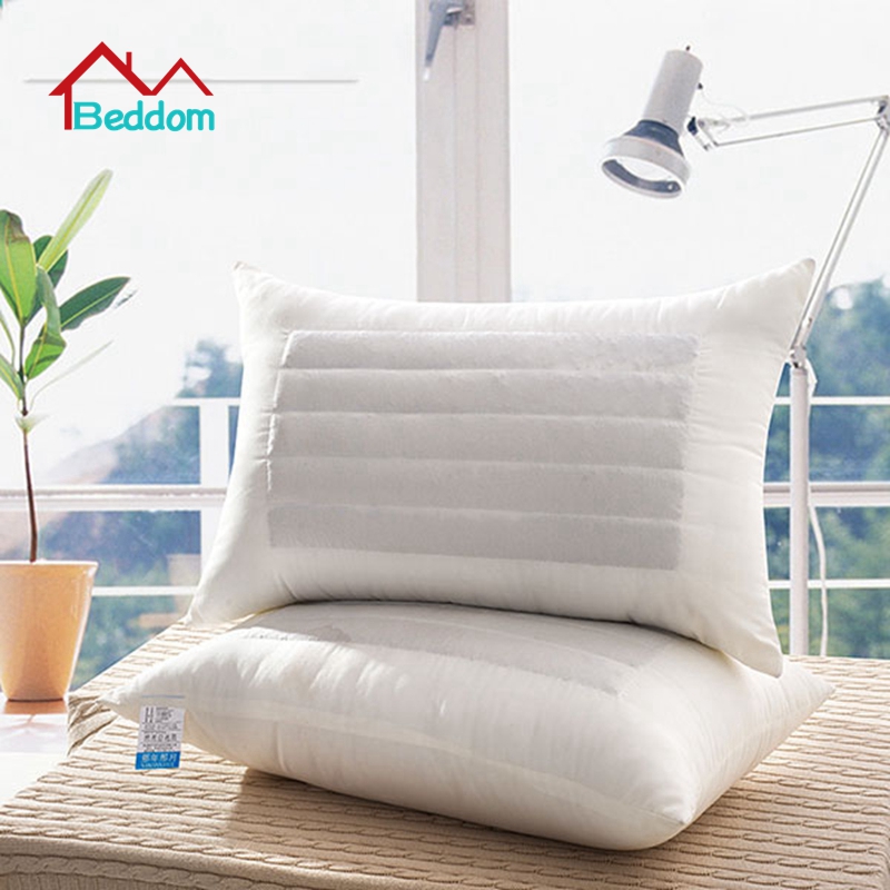 Beddom Pillow White Buckwheat Fillded Health Care Single Bed Pillows Sleeping Pillow Decorative Neck Bed Pillows 73*43cm Quality