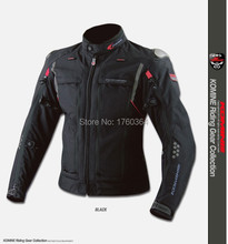 2015 new Komine top JK038 titanium alloy motorcycle racing suit riding with a liner Black White color Free shipping