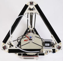 2015 new arrive high quality diy 3d printer delta kit with 40m filament masking tape 8GB SD card for Free