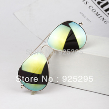 Hot Sale Summer Style Women Sunglasses Metal Frame Reflective Eyewear Spectacles Colorful Lens Gafas De Sol
