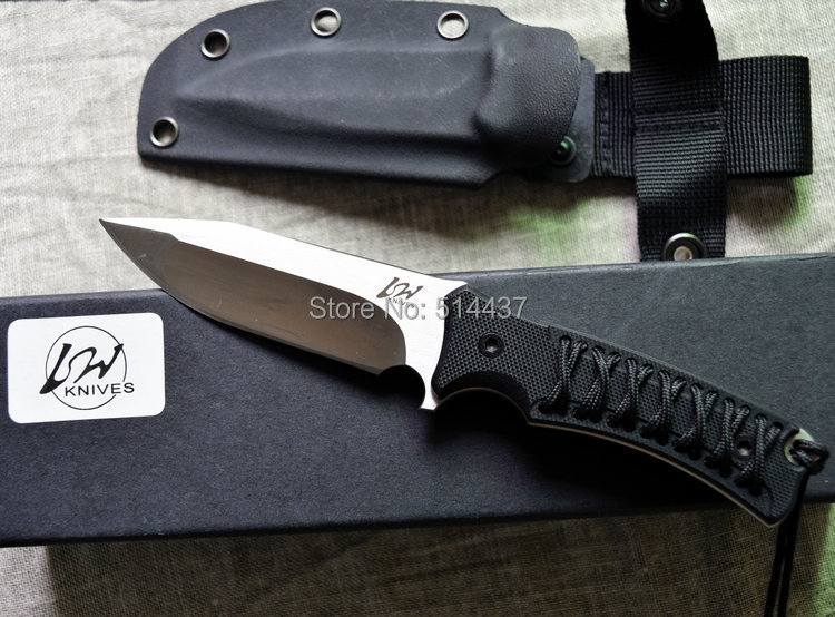 L W Fixed Blade Hunting Knife D2 Blade G10 Handle SEEKER Straight Knife Outdoor Knife Drop
