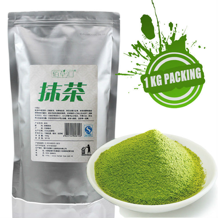 High Quality Matcha 1000g premium green tea powder 1kg Chinese Organic slimming food Free shipping