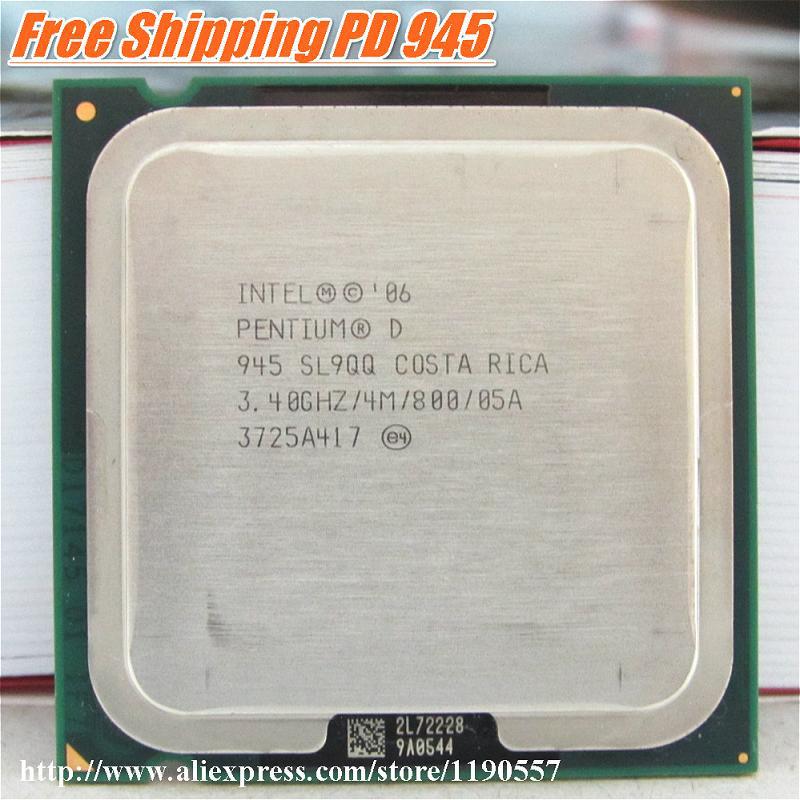   Intel Pentium D945  ( 3.40  / 4  / 800  )  LGA775 PD 945 D 945 CPU