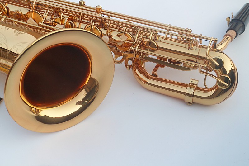 Wholesale EMS Baritone Saxophone 54 Straight Professional Gold Eb Sax