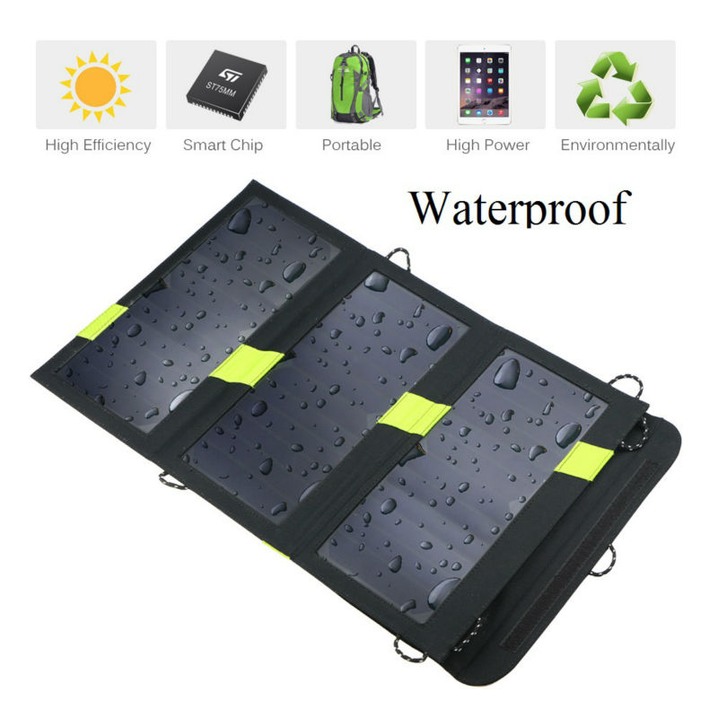 Outdoors 5V 20W Solar Charger Sunpower Solar Panel USB Charger Camping/Hiking/Adventures Foldable Solar Phone Charger Pack. Outdoors 5V 20W Solar Charger Sunpower Solar Panel USB Charger Camping/Hiking/Adventures Foldable Solar Phone Charger Pack.