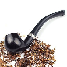 Black Mini Cigarette Pipes Cigar Filter Classic Wooden Smoking Tobacco Pipes